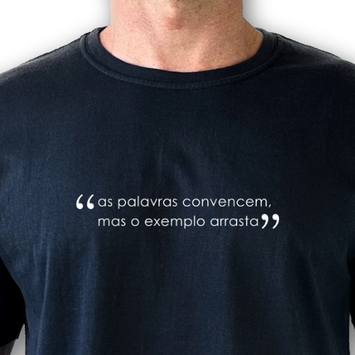 Giovich | Camiseta Estampada As Palavras Convencem Preta - Giovich | Moda  Masculina e Acessórios