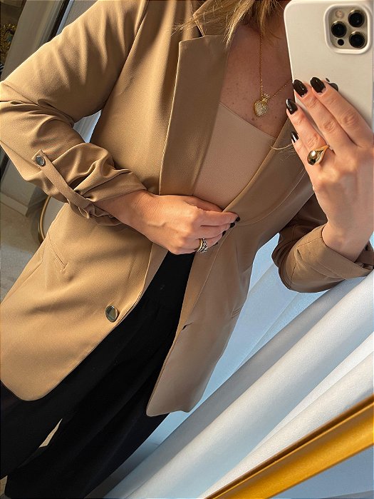 Blazer Alfaitaria Nude