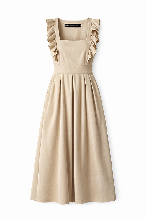 Vestido babados Amanda