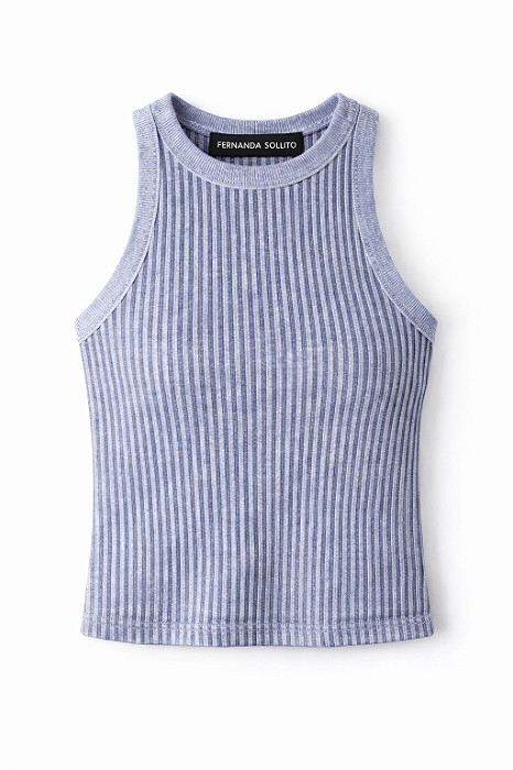 Regata tricot Marina azul jeans