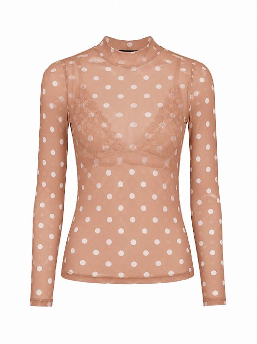 Blusa Tule Poa Ramance