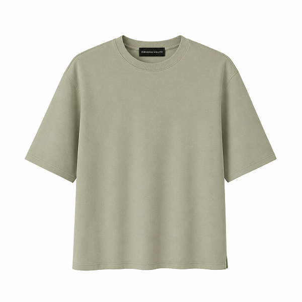 T-shirt oversized verde
