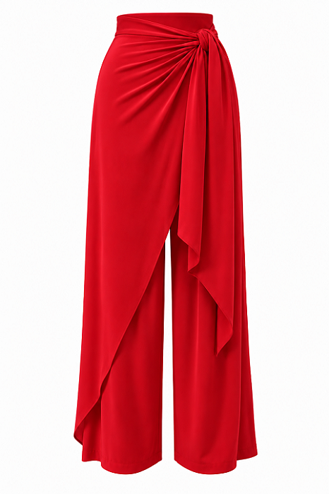 Calça Pantalona Laço red