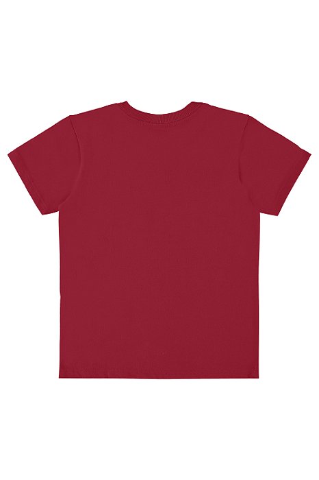 Camiseta Infantil Masculina Basica Vermelha Up Baby