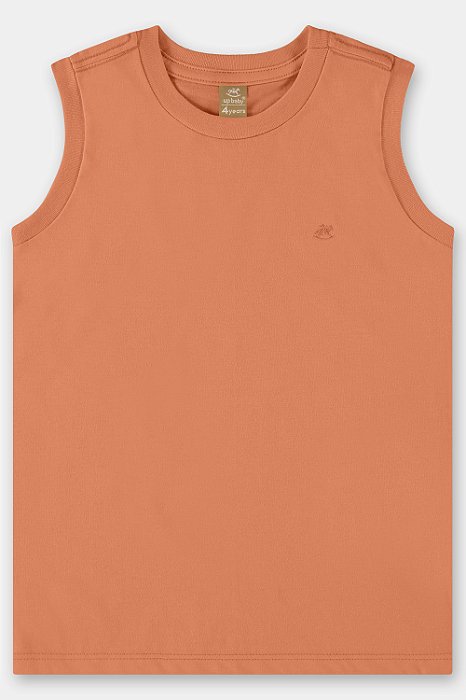 Regata Infantil Masculina em Meia Malha Tangerina Up Baby