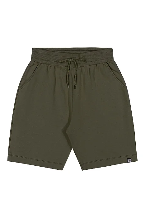 Bermuda Juvenil Masculino Verde Militar Elian Beats