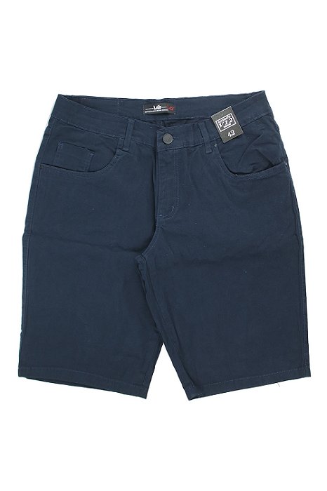 Bermuda sarja azul marinho Clearance