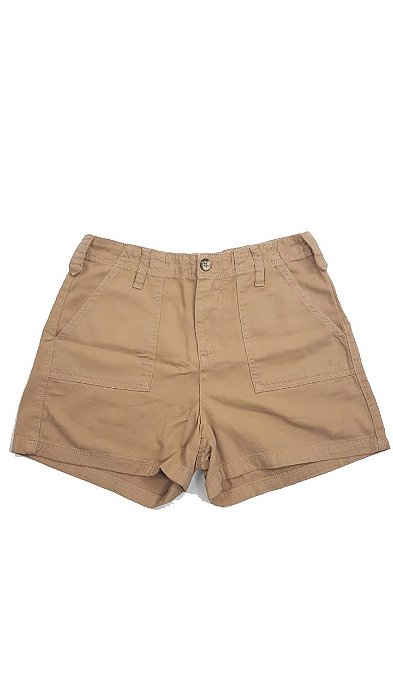 Short marrom claro Clearance