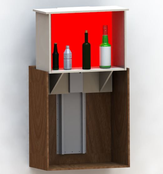 Barzinho mdf automatizado