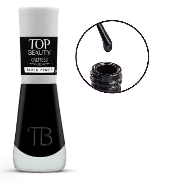 Esmalte Cremoso BLACK POWER da Top Beauty 9ml