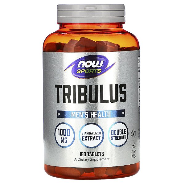 Tribulus, NOW Foods, Sports, 1.000 mg, 180 Comprimidos