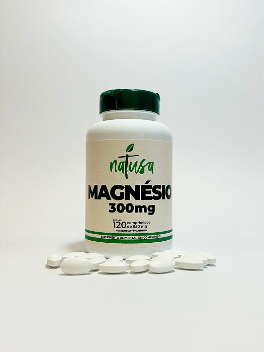 Óxido de Magnésio 850mg (300mg de Magnésio), NATUSA, 120 Comprimidos