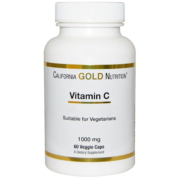 Vitamina C California Gold Nutrition 1000mg 60 Cápsulas Veganas