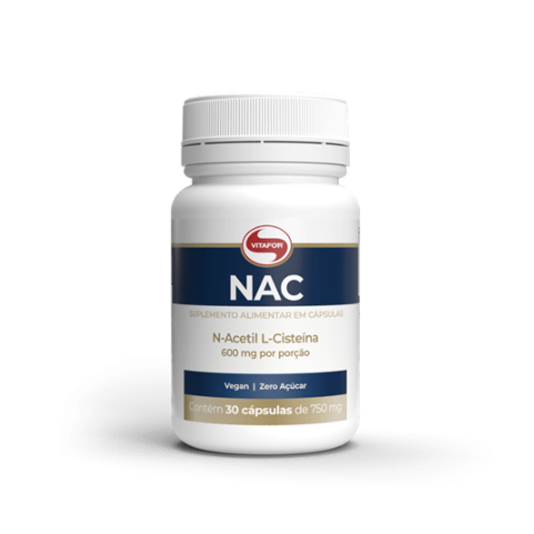 NAC 30 cápsulas, 600mg, Vitafor