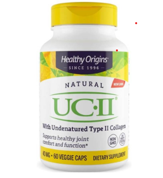 COLÁGENO TIPO II (UC II) 40MG 60CAP - Healthy Origins