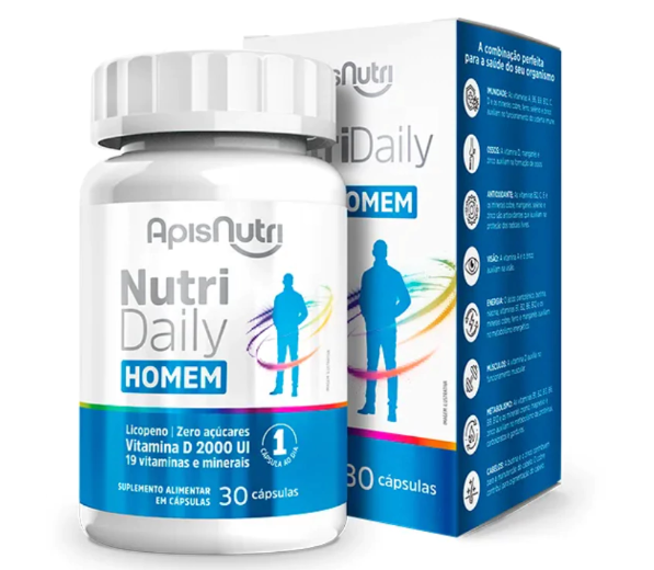 NUTRI DAILY POLIVITAMINICO 500MG 30 CAPS – APIS NUTRI