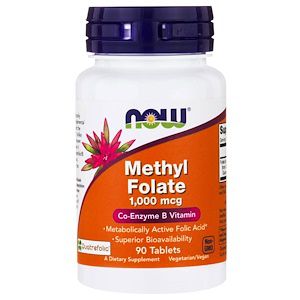 Methyl Folate 1000mcg 90 comprimidos