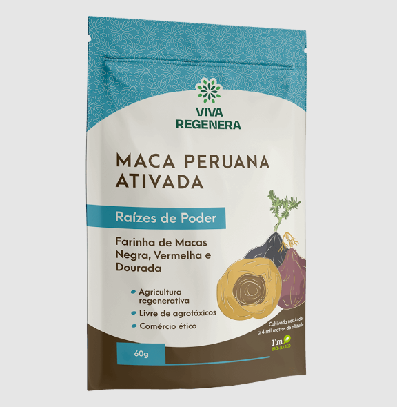 Maca Peruana Ativada Raízes de Poder - Viva Regenera 60g