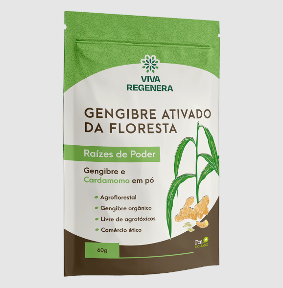 Gengibre Ativado da Floresta - Viva Regenera 60g