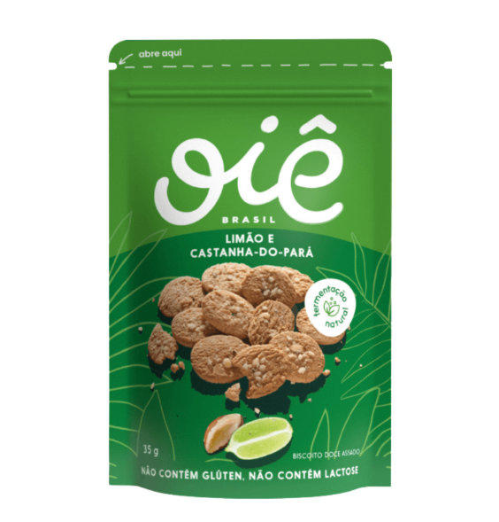 Biscoito Limão e Castanha do Para Oie 35g