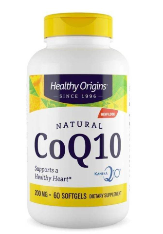 Coenzima CoQ10 200mg Healthy Origins - 60 Cápsulas Gelatinosas
