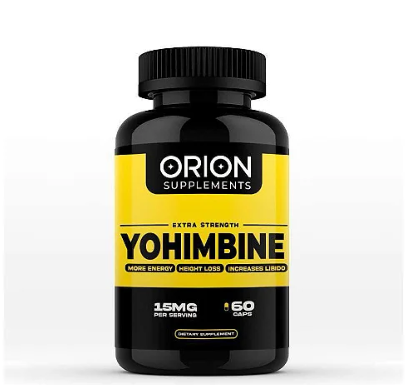 Ioimbina 15mg, 60 Cápsulas, Orion Supplements