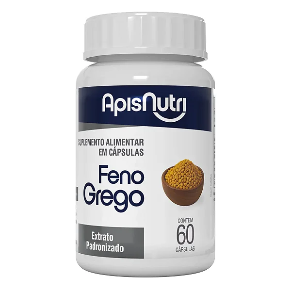 Feno Grego 700mg 60 Cápsulas Apisnutri