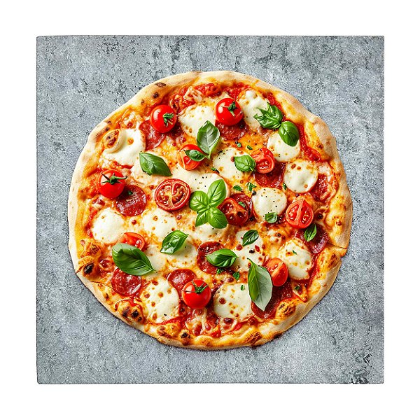 Pedra-Sabão / Esteatita Mineira / Para Pizza e Outras Massas / 30 x 30 cm