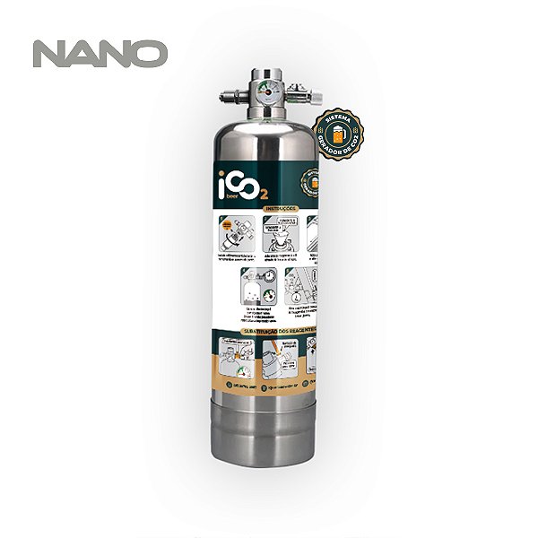 iCO2 NANO / Sistema Gerador de CO2 / Para Chopp e Cerveja