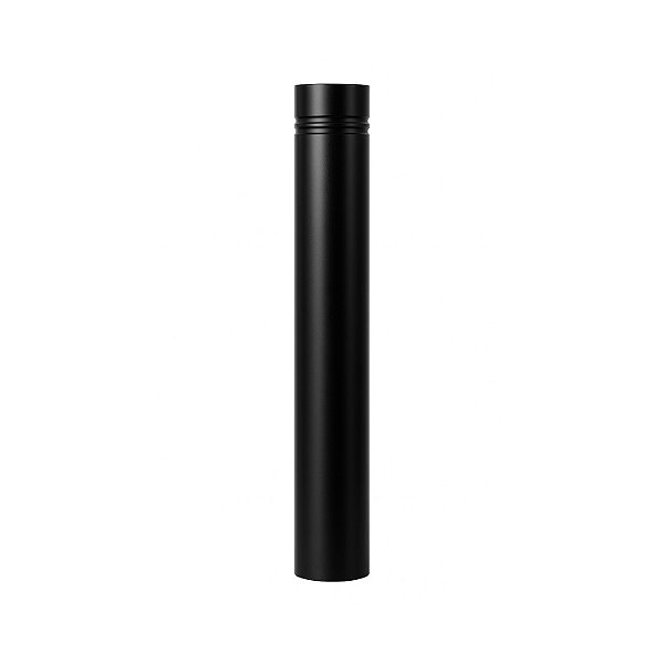 Cano Para Chaminé / 115 mm / 1 Metro / Preto