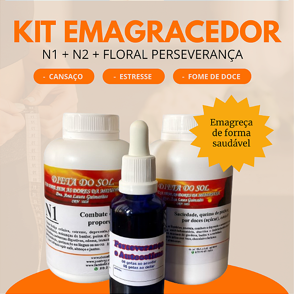 KIT EMAGRECEDOR - DIETA DO SOL