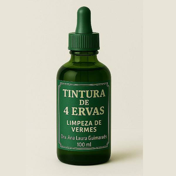 LIMPEZA INTESTINAL DE VERMES 4 ERVAS | 4 SEMANAS