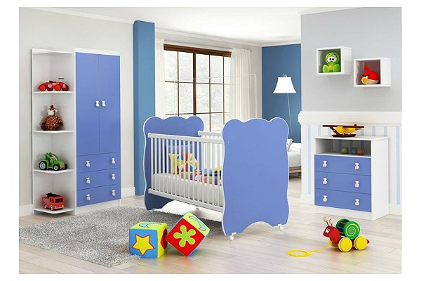 Guarda roupa de bebe azul Clearance