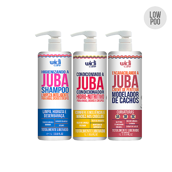 Kit Shampoo + Condicionador+ Encaracolando Juba 1l