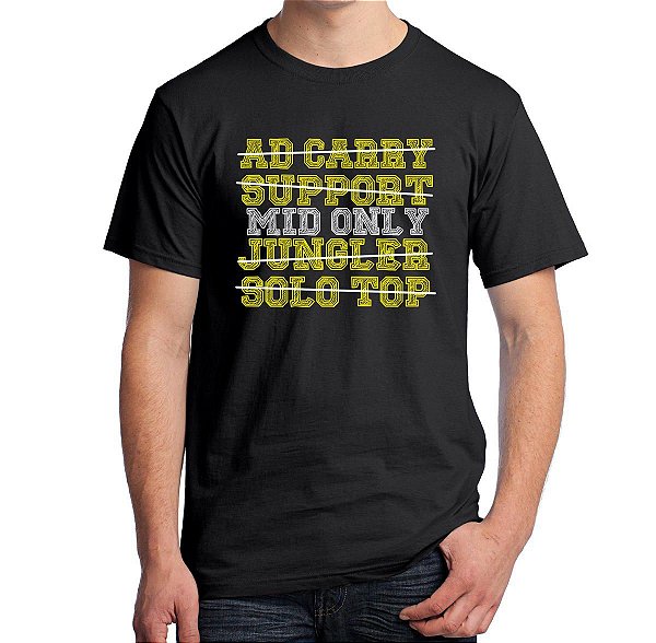 Camiseta Mid Only (League of Legends)