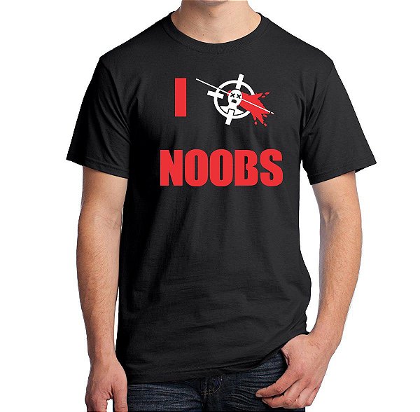 Camiseta I Headshot Noobs
