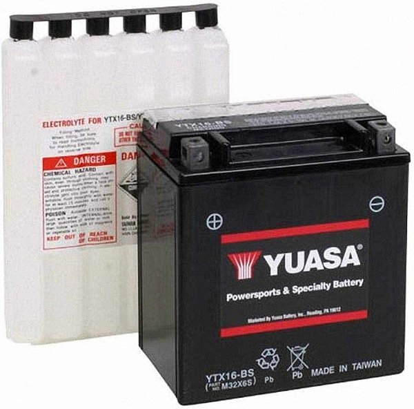 Bateria Yuasa YTX16-BS, Tiger 800, Boulevard 1600, ZR1100