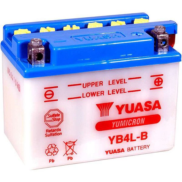 Bateria Yuasa YB4L-B 4Ah C Dream 100 Sundown Scooter WS 50