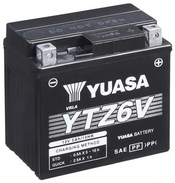 Bateria Yuasa YTZ6V 5Ah CG125 Fan Titan Bros Biz 125 XRE 300