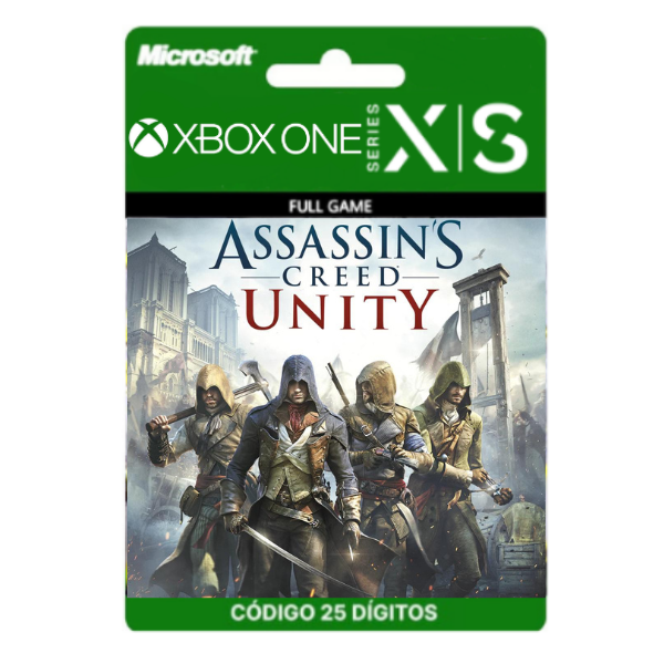 Jogo Assassin's Creed Unity - Xbox 25 Dígitos Código Digital