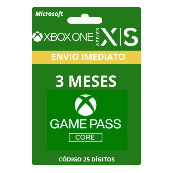 Game pass core 3 meses