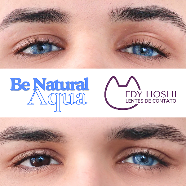 LENTES DE CONTATO BE NATURAL AQUA