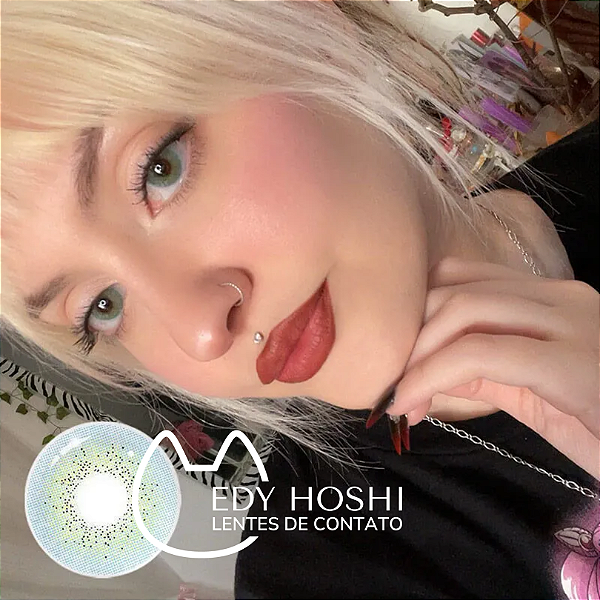 LENTES DE CONTATO BTS BLUE - HOSHI SELECT -