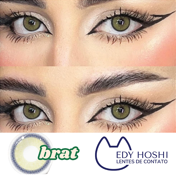 LENTES DE CONTATO BRAT GREEN