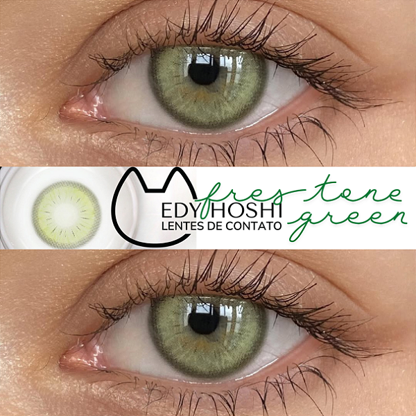 LENTES DE CONTATO FRESHTONE GEMSTONE GREEN