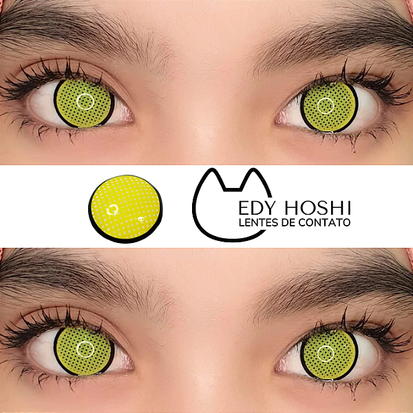 LENTES DE CONTATO AMARELA MESH