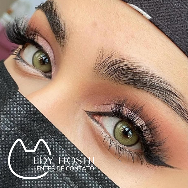 - COM GRAU - LENTES DE CONTATO CARIBE HAVANA (BRAT GREEN)