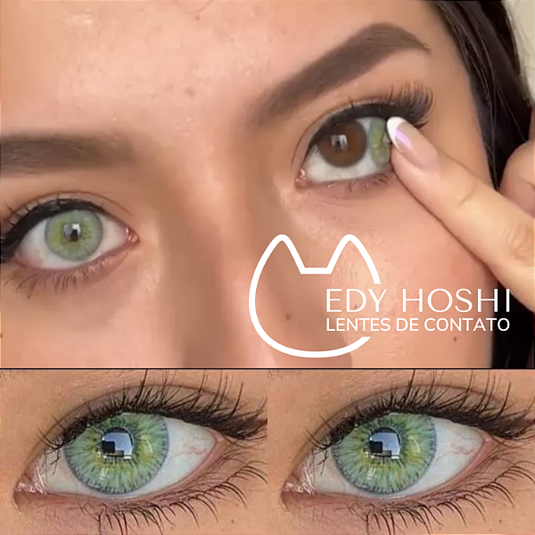 LENTES DE CONTATO BRAT APPLE GREEN