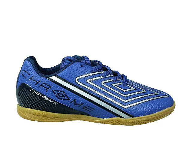 Chuteira Infantil Umbro Indoor Chrome Jr U07FB00202 - ROYAL