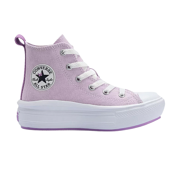 Tênis All Star Cano Alto Infantil Move Hi Festival Style CK11380001 - LILAS/UVA